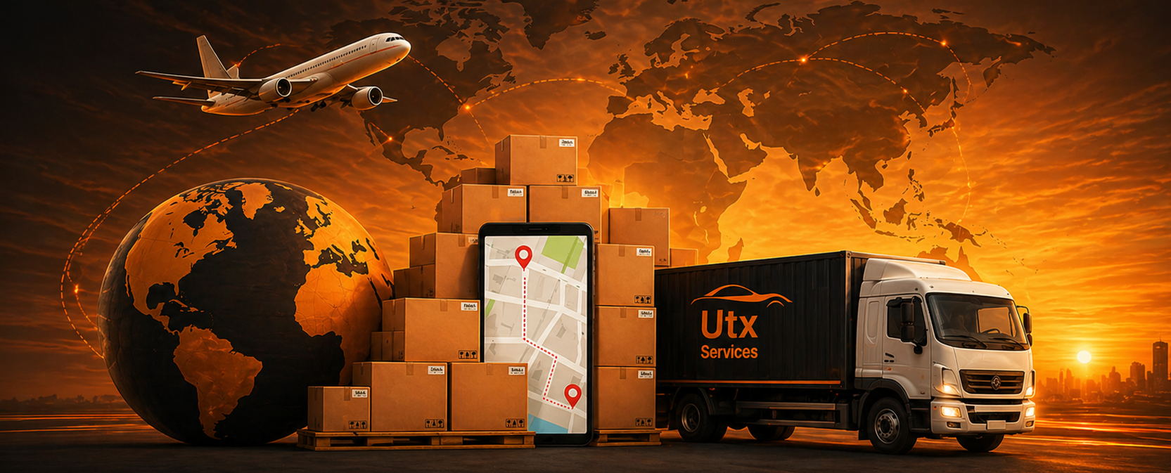UTX Services Courier Banner